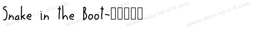 Snake in the Boot字体转换